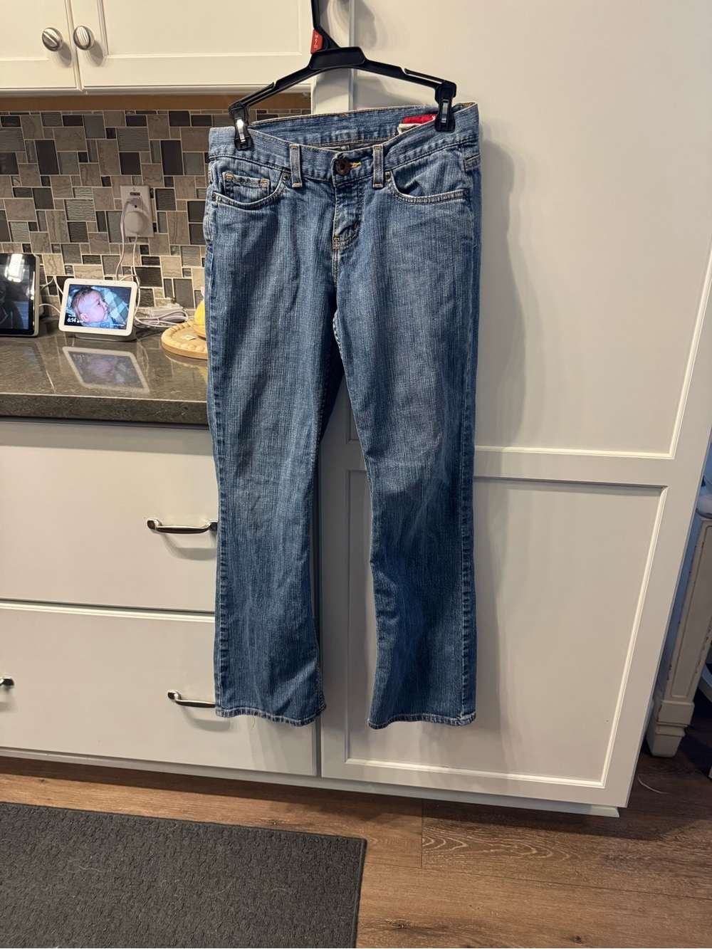 XOXO Women's Light Blue Boot-Cut Jeans